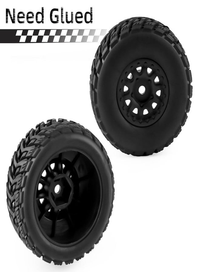 GLOBACT 12mm Hex RC Wheel Tires for ARRMA 1/16 Mojave Grom RC Truck Upgrade Parts (4PCS) - Image 3