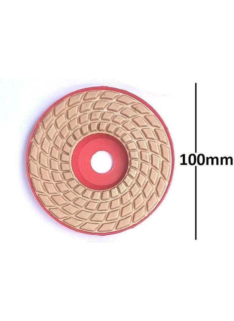 Generic YARAENTERPRISE 4 Diamond Polishing Pads For Glass Granite Marble Concrete Stone Wet and Dry Grit 06 7Pc Glass Grindin Tools Glass Polisher 4 inch  - Image 3