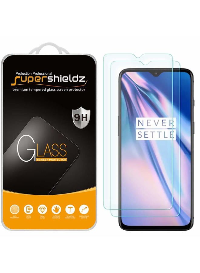 Supershieldz (2 Pack) Designed for OnePlus 7T Tempered Glass Screen Protector, Anti Scratch, Bubble Free - Image 1