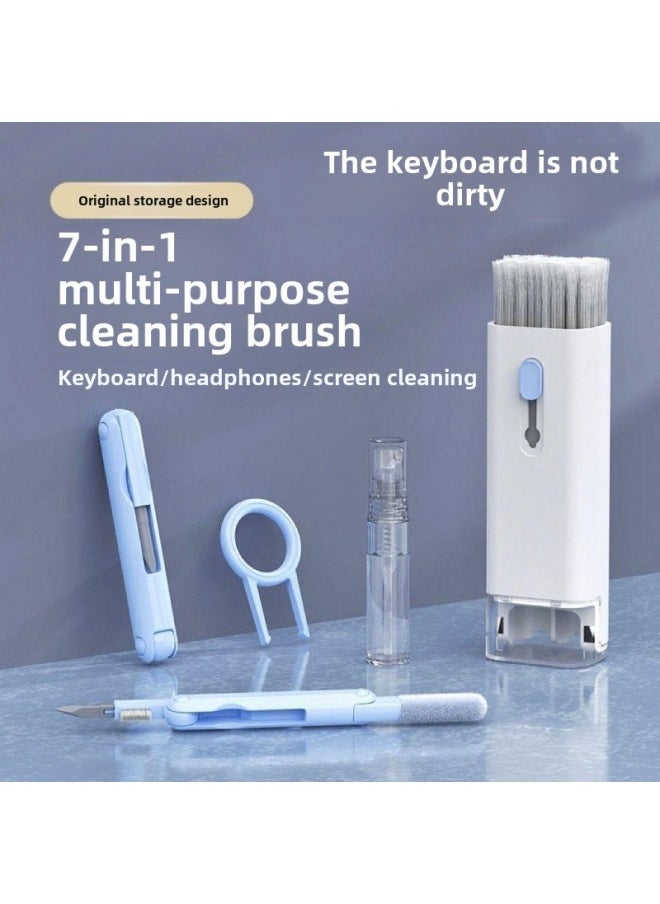 Generic Multi-function Bluetooth Headset Cleaning All-in-one Mobile Phone Keyboard Screen Cleaning Brush Set Key Puller Cleaning Dust Removal God-Color:First Generation Cleaning Pen  - Image 2