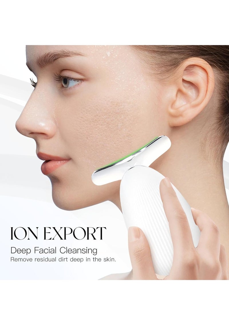 ELTRAZONE 7-in-1 Premium Red Light Therapy Face and Neck Massager – LED Skin Rejuvenation & Wrinkle Removal Tool, Anti-Aging Facial Treatment for Youthful, Radiant Skin – Red, Blue, and More for Smooth, Glowing Skin – Professional Skincare Device for Home Use - Image 4