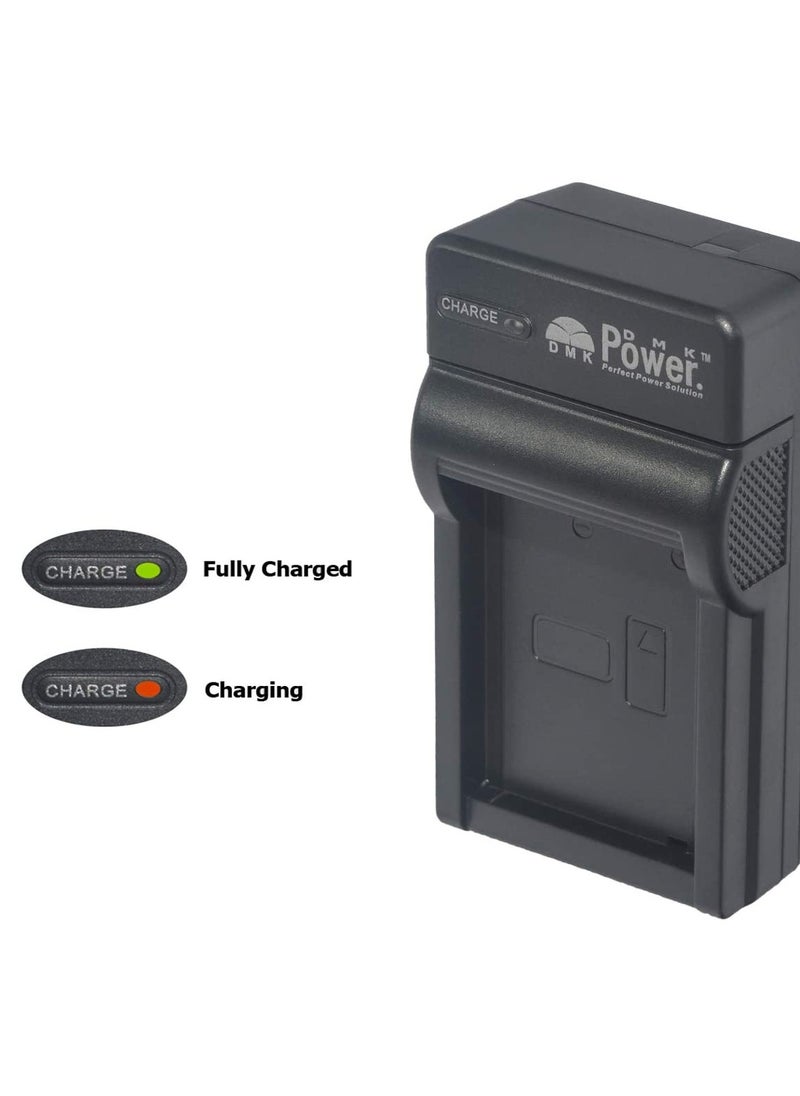 DMK Power DMK Power NP-W126 Battery Charger TC600E for Fujifilm X-Pro 1, X-E1, X-E2, X-M1, XA1, X-T1, HS33EXR, HS30EXR etc Camera  - Image 3