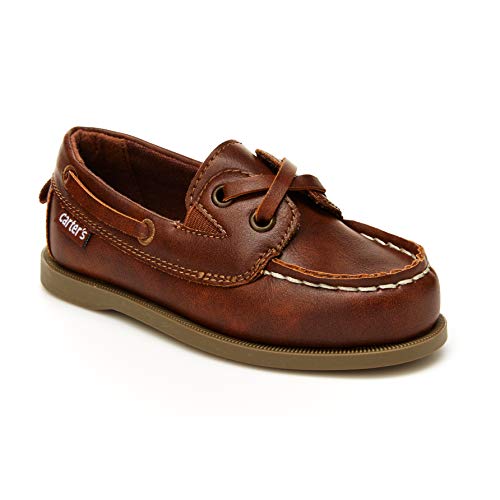 Carter's Unisex Kids Bauk Dress Shoes, Light Brown - Image 1