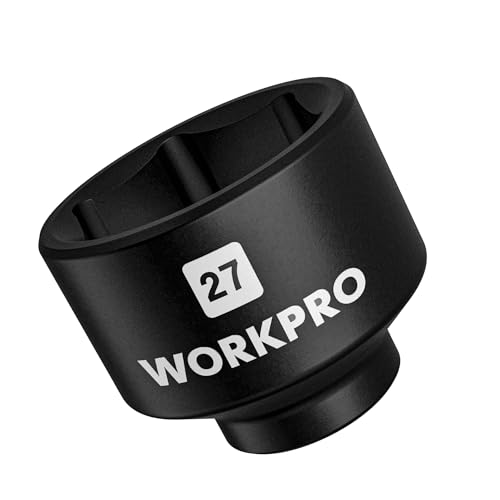WORKPRO 27mm Oil Filter Socket Wrench, Oil Filter Removal Tool, Oil Filter Change Set, Ideal for Some Mercedes, Volkswagen, Hyundai, Kia, Minis, and Smart Car - Image 1