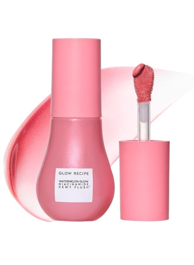 glow receipe Glow Recipe Watermelon Glow Niacinamide Dewy Flush - Brightening Serum Blush Watermelon Flush - Natural Light Cool Tone Pink 12ml - Image 1