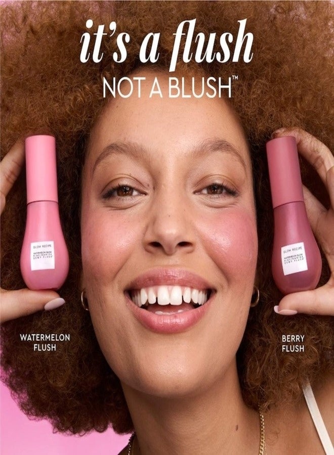 glow receipe Glow Recipe Watermelon Glow Niacinamide Dewy Flush - Brightening Serum Blush Watermelon Flush - Natural Light Cool Tone Pink 12ml - Image 2