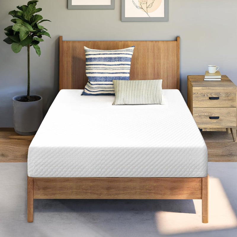 Neo Sleep 6 Inch Twin Cooling Memory Mattress for Pressure Relief Cool Sleep Medium Firm CertiPURUS Certified Foam MattressinaBox Comfort Supportive Fiberglass Free Twin 6 in