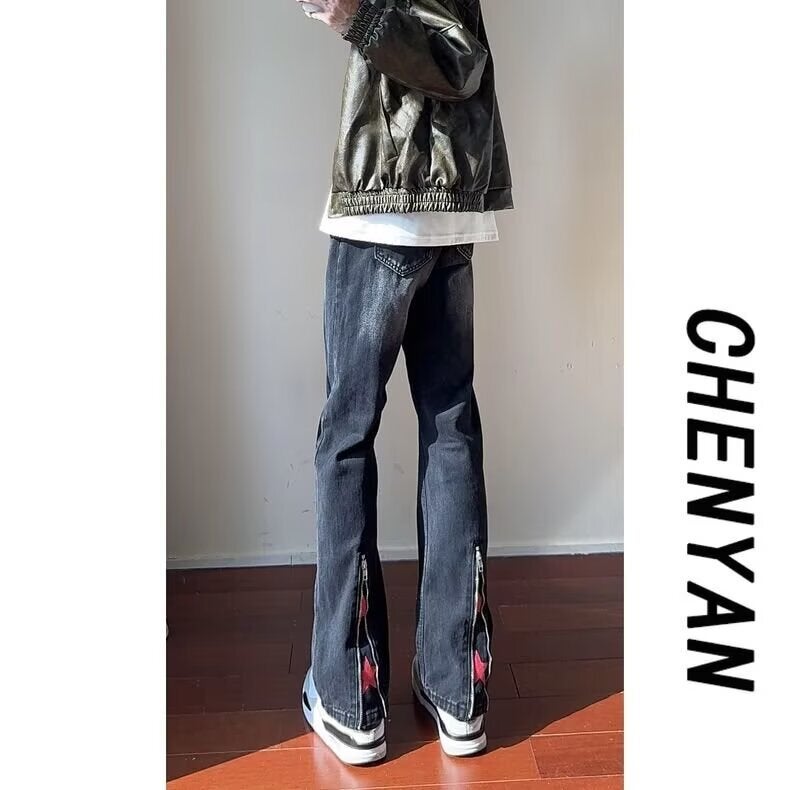 Unisex Classic Denim Jeans Loose Fit Daily Outdoor Wear - Image 5