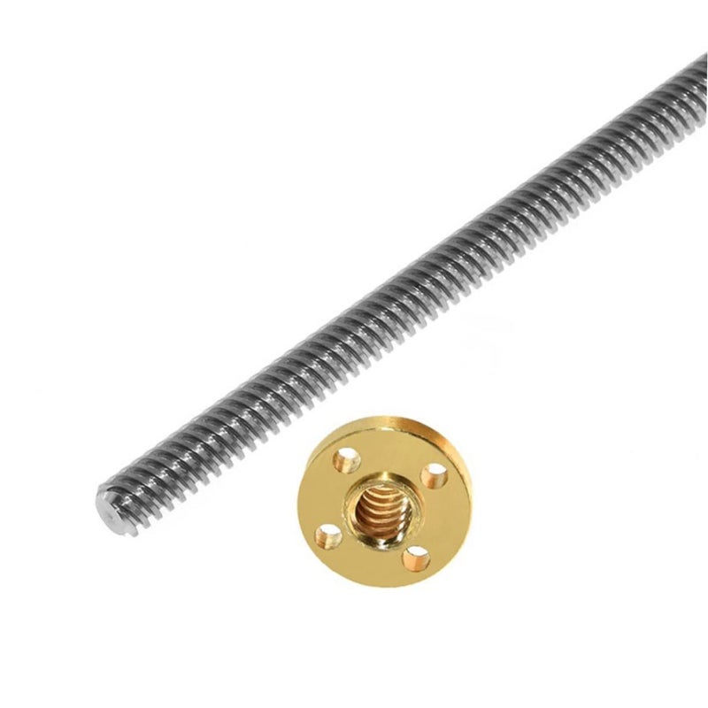 Unomor 45cm Stainless Steel Lead Screw with Nut for 3D Printer Stepper Motor Precision Accessory - Image 4