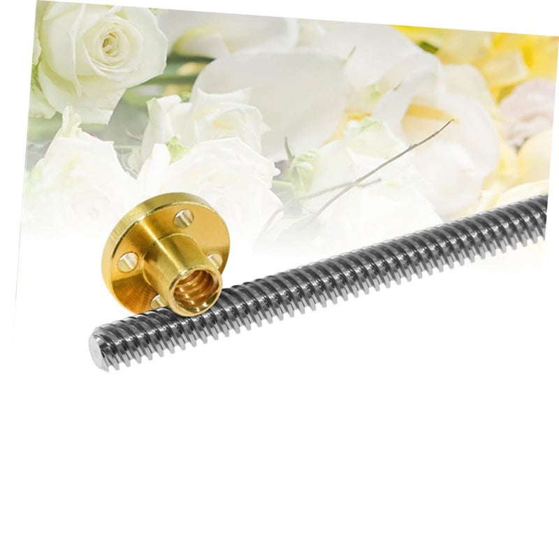 Unomor 45cm Stainless Steel Lead Screw with Nut for 3D Printer Stepper Motor Precision Accessory - Image 3