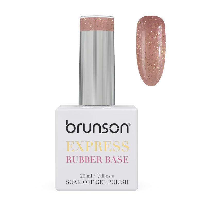 brunson TPO free Rubber Base Gel polish 20ml Soak Off Base Coat for Nail Strengthening Long Lasting Gel Polish Base for Chip Free Shine Brittle Nails UV Rubber base Russian manicure Non Yellowing salon manicure - Image 1