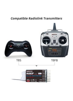 RADIOLINK R8Ef 8 Channels 2.4Ghz Rc Receiver Sbus/Ppm/Pwm Long Range Control Rx For Airplane Vehicles Robots Transmitter T8Fb T8S Rc8X Rc4Gs V3 Rc6Gs V3  - Image 2