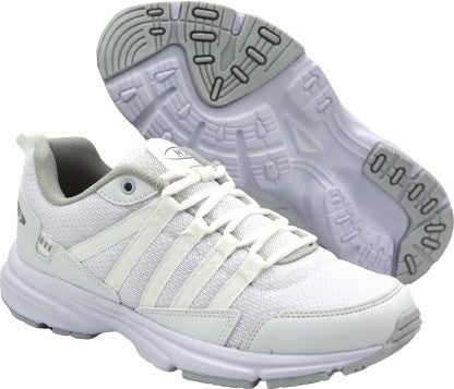 M.P. 241-1526 Phlon Light Sole Lace-Up Casual Sneakers White  - Image 2