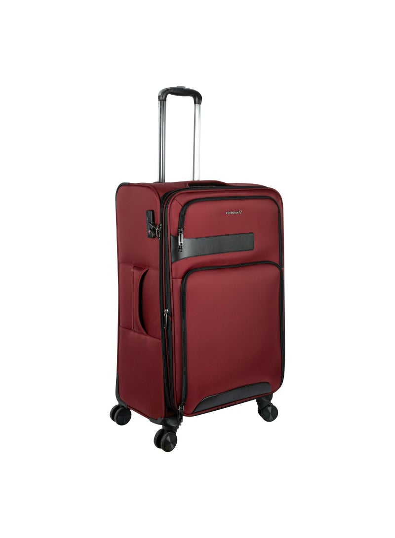 COSMO عربة صلبة بأربع عجلات من كوزمو ستارلاين، 70 سم، بورغندي