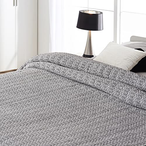 SASHAA World Cotton Striped Super Soft & Breathable Throw Blanket | Black Throw Blanket | 200 x 150 cm-100 TC - Image 4