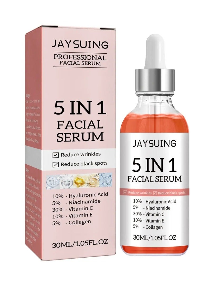 5 in 1 Facial Serum Reduce Wrinkles and Black Spots