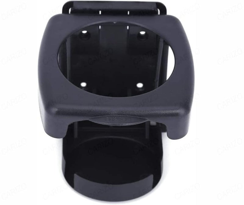 CARIZO Car Cup Holder, Foldable Drink Holder Universal Water Bottle Coffee Cup Black Stand Holder Compatible with MG Hector - Image 1