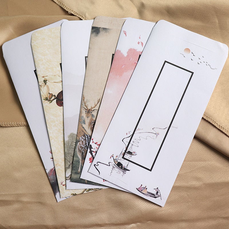 Generic Vintage Chinese Style Love Letter Set Sailboat stationery 1 sheet 