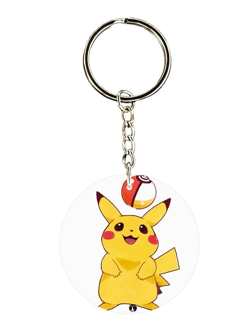 RKN Pokemon Double Side Printed Keychain