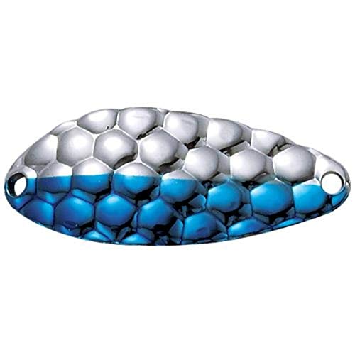 Acme C100-HNB 1/3-Ounce Little Cleo Fishing Lure, Hammered Nickel and Blue - Image 1