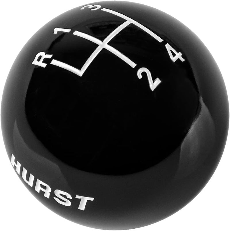 Hurst 1637627 Black Manual Transmission Shift Knob for 4-Speed - Image 1