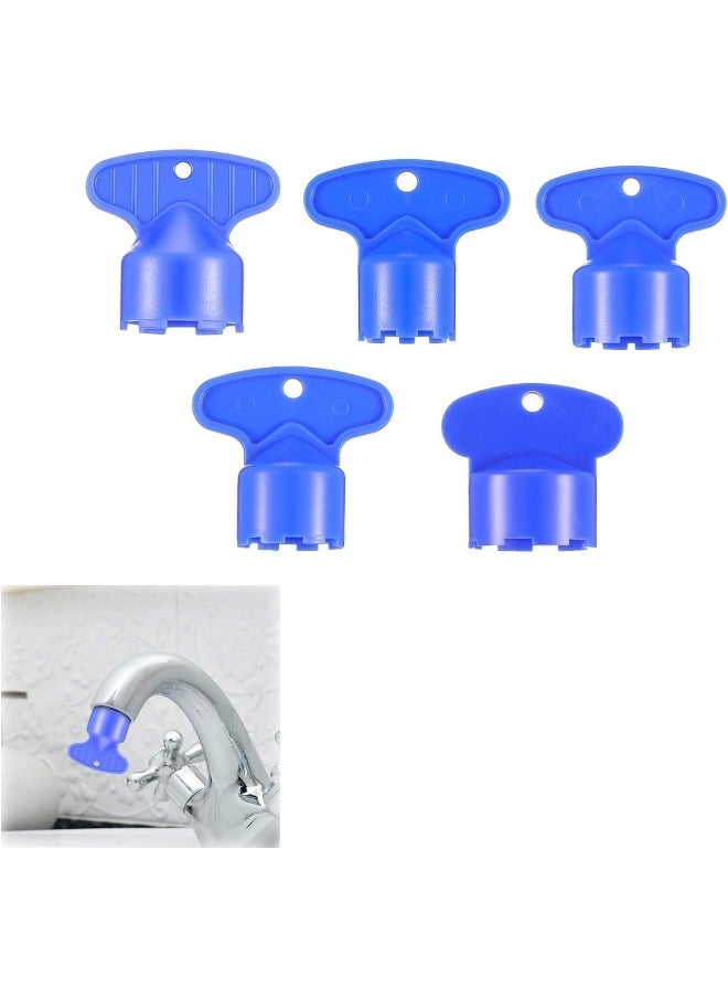 Poaker 5Pcs Faucet Aerator Key Removal Tool Set  - Image 2