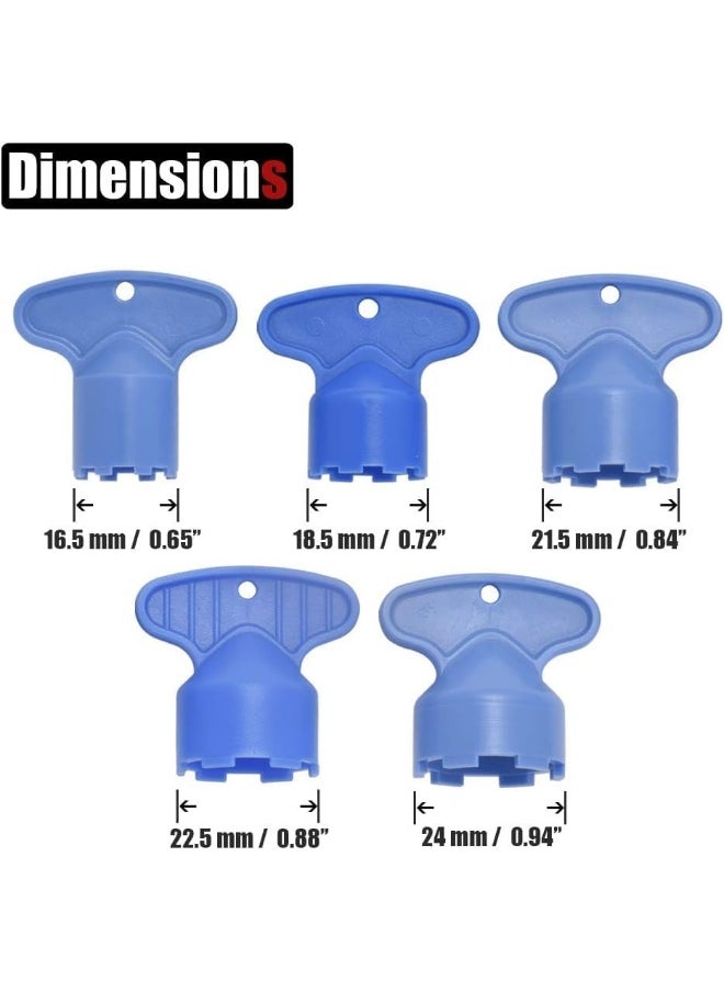 Poaker 5Pcs Faucet Aerator Key Removal Tool Set  - Image 3