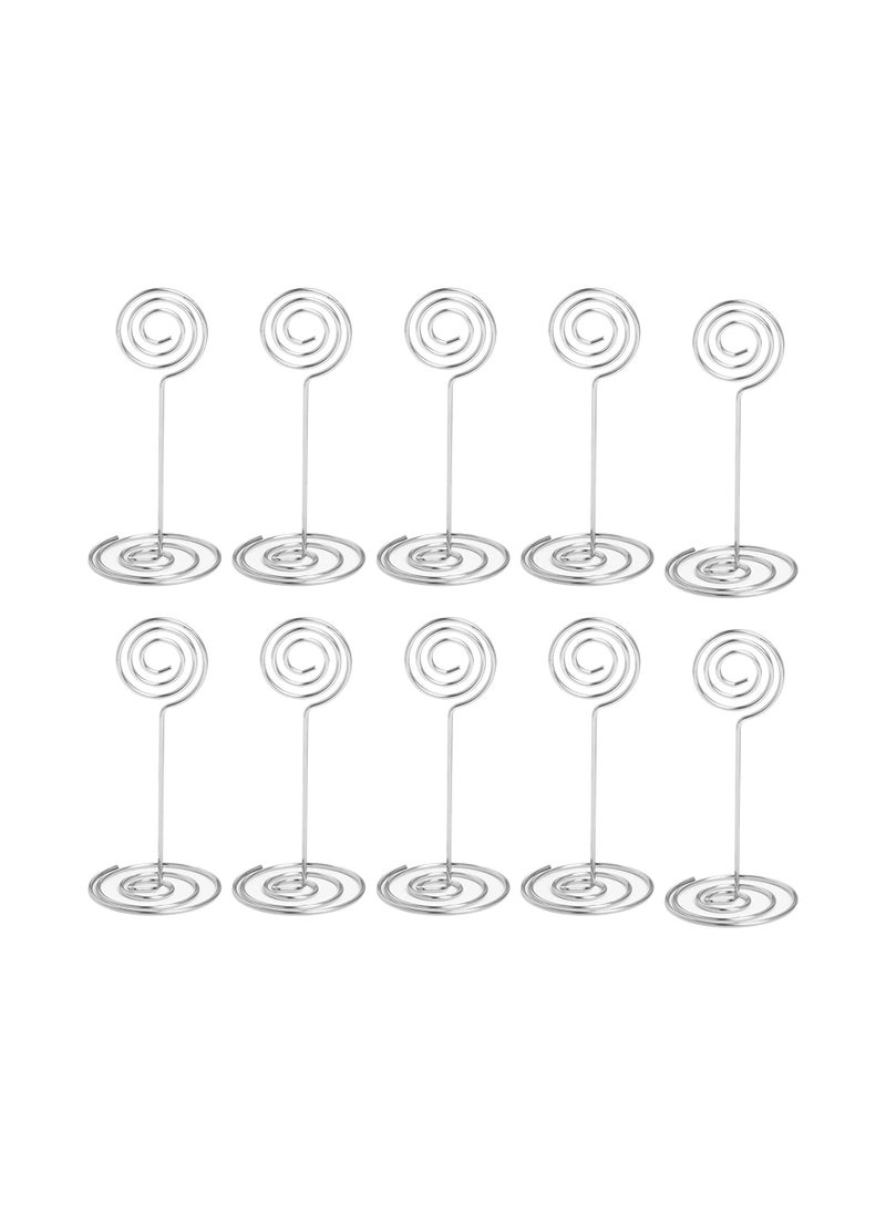 RARELY - 20 Pieces Table Number Holders Small Place Card Holders Mini Table Picture Stands Wire Menu Memo Clips for Wedding - Image 1
