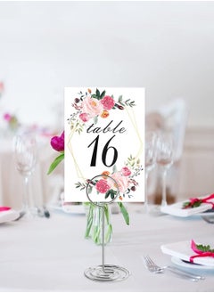 RARELY 20 Pieces Table Number Holders Small Place Card Holders Mini Table Picture Stands Wire Menu Memo Clips for Wedding  - Image 5