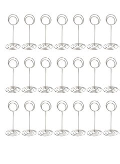 20 Pieces Table Number Holders Small Place Card Holders Mini Table Picture Stands Wire Menu Memo Clips for Wedding - pzsku/ZBF0D662F4D82DF7152F4Z/45/_/1718254803/d33209ad-950f-404c-b207-c4f719228b01