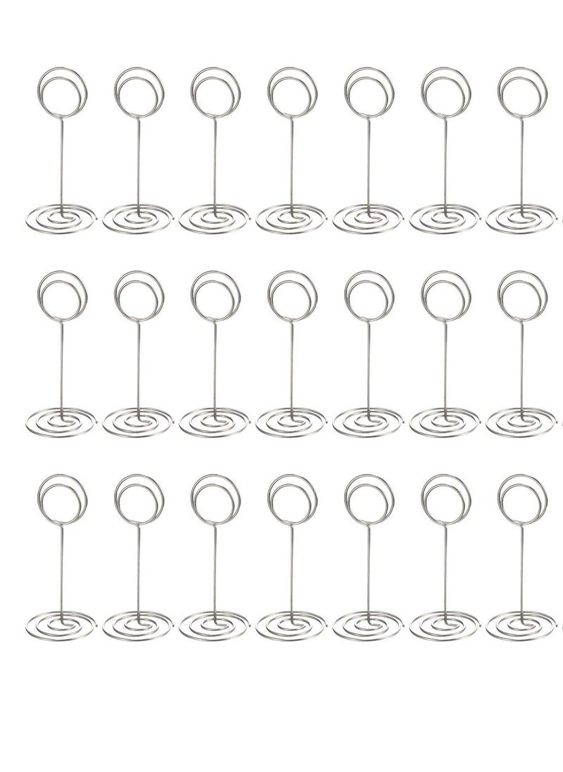 20 Pieces Table Number Holders Small Place Card Holders Mini Table Picture Stands Wire Menu Memo Clips for Wedding - pzsku/ZBF0D662F4D82DF7152F4Z/45/_/1718254803/d33209ad-950f-404c-b207-c4f719228b01