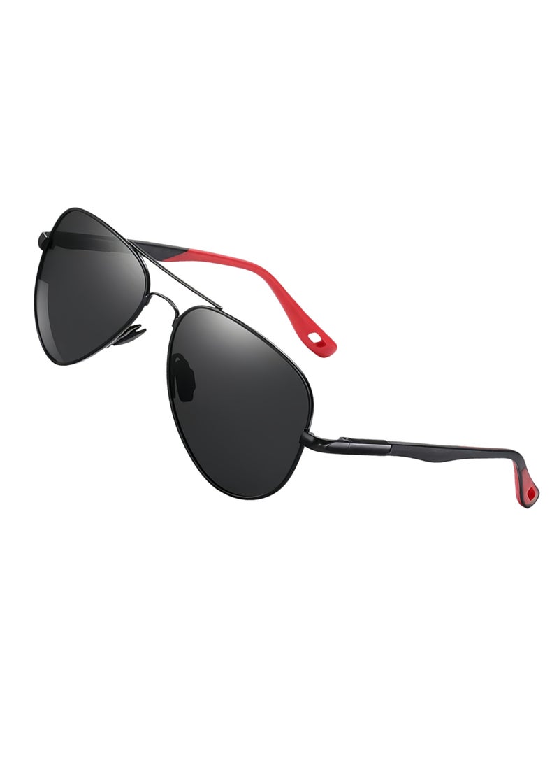 Retro Classic Polarized Sunglasses, Neutral Lightweight Men's Sunglasses, UV400 protection Suitable for Desert Driving, Beach Daily Fashion Outdoor - Image 2