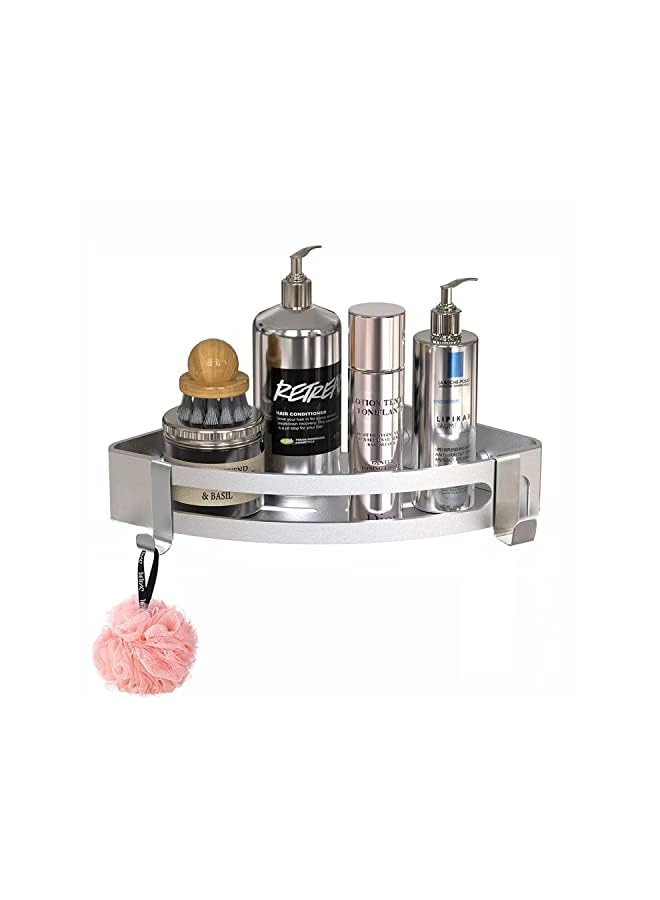 vesus Caddy Bathroom Shelf,No Drilling Traceless Adhesive Bathroom Storage Organizer,SUS304 Rustproof Shower Rack, 2-in-1 Kitchen Spice Racks  - Image 2