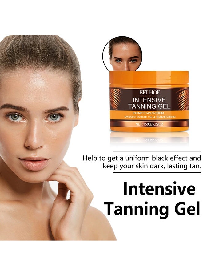 إيلهو جل دباغة مكثف، مسرع دباغة، مسرع دباغة براونينج، غير دهني، مقاوم للماء مع زيت الجزر وجوز الهند، جل دباغة بني مكثف للجسم في الهواء الطلق شاطئ سامر هنالك - Image 4