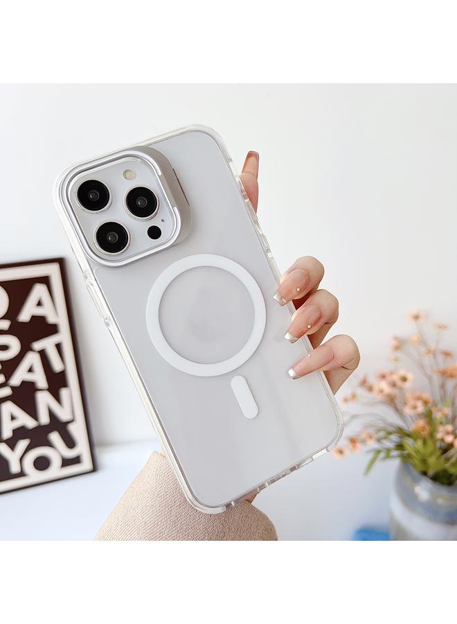 S-TOP Case For iPhone 15 Pro Max J2 High Transparent MagSafe Magnetic Frame Holder Phone Case - Image 2