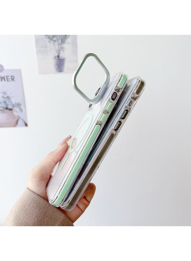 S-TOP Case For iPhone 15 Pro Max J2 High Transparent MagSafe Magnetic Frame Holder Phone Case - Image 4