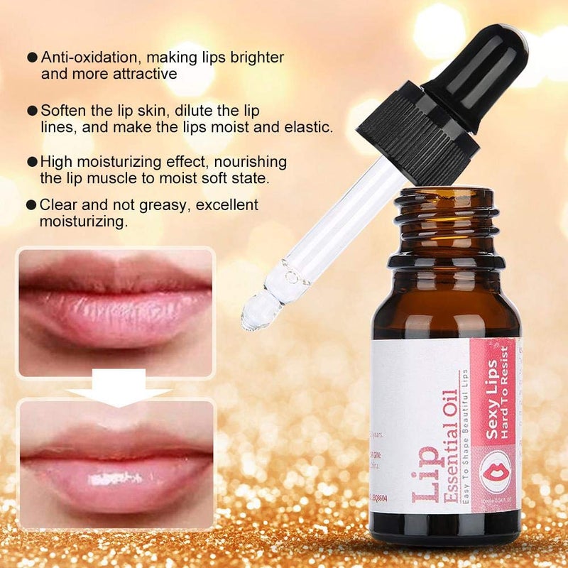 Brrnoo Lip Essential Oil, Premium Therapeutic Grade Oil Beauty Exfoliating For Lip Care Nourishing & for Aromatherapy, Diffuser, Lips Care, Massage - 10mL (1/3 Ounce) - Image 3