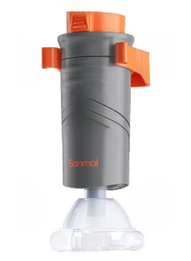 Sonmol Fourth Generation (Home Use) - Automatic Home First Aid Heimlich Apparatus for Children and Adults, Includes Large, Medium, and Small Masks for Breathing Trainers, Portable, Powerful Suction Home First Aid Kit, Children's First Aid Training Mask for Anti-Suffocation Devices (Gray) - Image 1