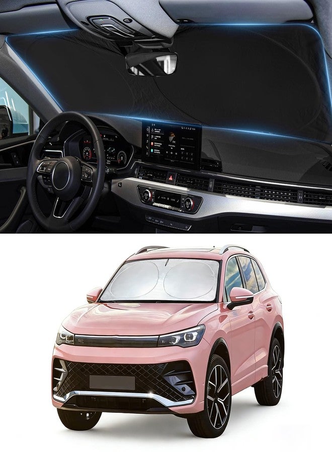 BOODANCARS Windshield Sun Shade for Volkswagen VW Tiguan 2018-2024 2025 2026 Sunshade - Image 1