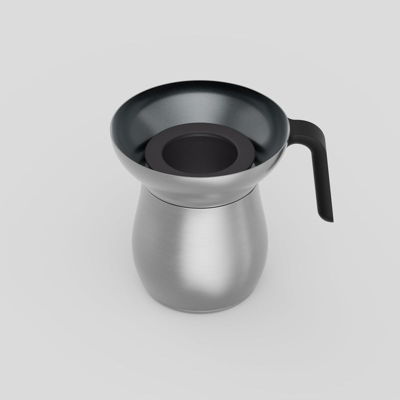 Loka Chai Maker for Authentic Masala Chai & Chai Latte | Easy Clean Stainless Steel Stovetop Tea Maker with Innovative Chai Fountain | Non-Stick Ceramic, 20oz (3 Cups) - (Silicone Strainer) - Image 3