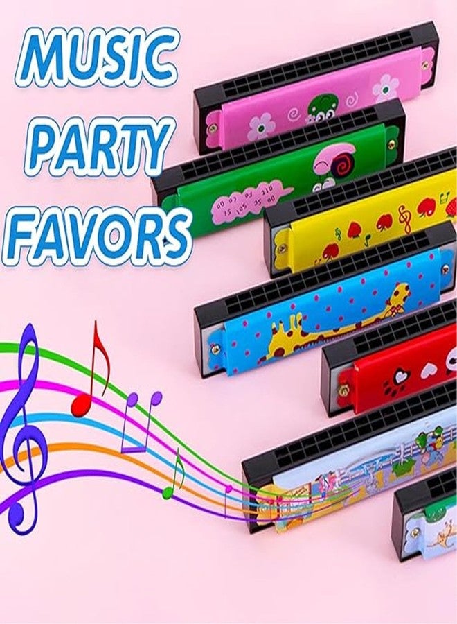 SNAPTRON Harmonica Set of 18 - Cartoon Themed Musical Instrument Toys for Kids, Multicolor, 6 Keys, Perfect Return Gifts for Birthday Parties - Image 2