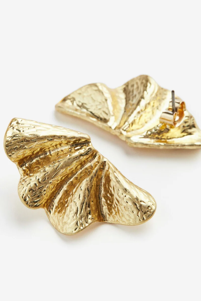 اتش اند ام Wing-Shaped Earrings