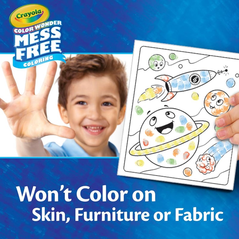 Crayola Color Wonder Mess Free Fingerprint Ink Painting Activity Set, Finger Painting Alternative, Toddler Coloring, Travel Activity, Gift for Toddlers - Image 4