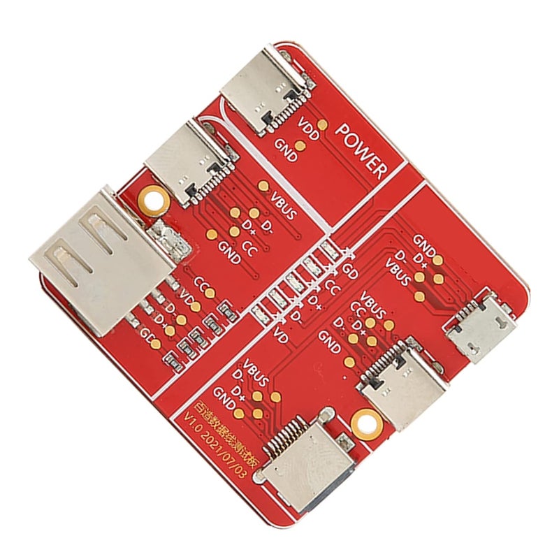 USB Cable Tester, 3 in 1 Easy to Operate Practical Stable Accurate Charging Test Card, Data Wire Test Fixture with Type C Micro iOS Interface for USB Cable On Off Detection - Image 5