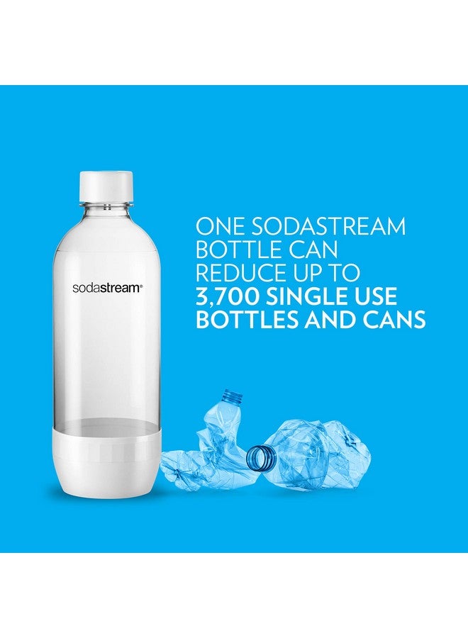 sodastream Classic Dishwasher Safe 1L Carbonating Bottle, Pack Of 2 (White) - Image 5
