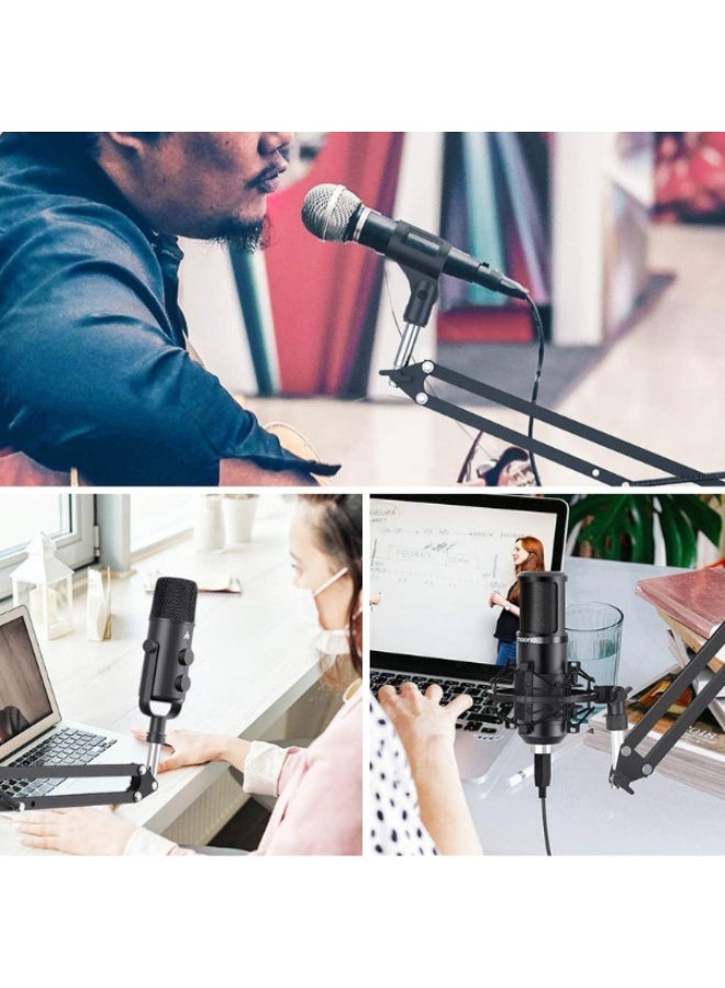 Maono MAONO B01(BA20) Microphone Suspension Boom Scissor Arm Stand - Black  - Image 4