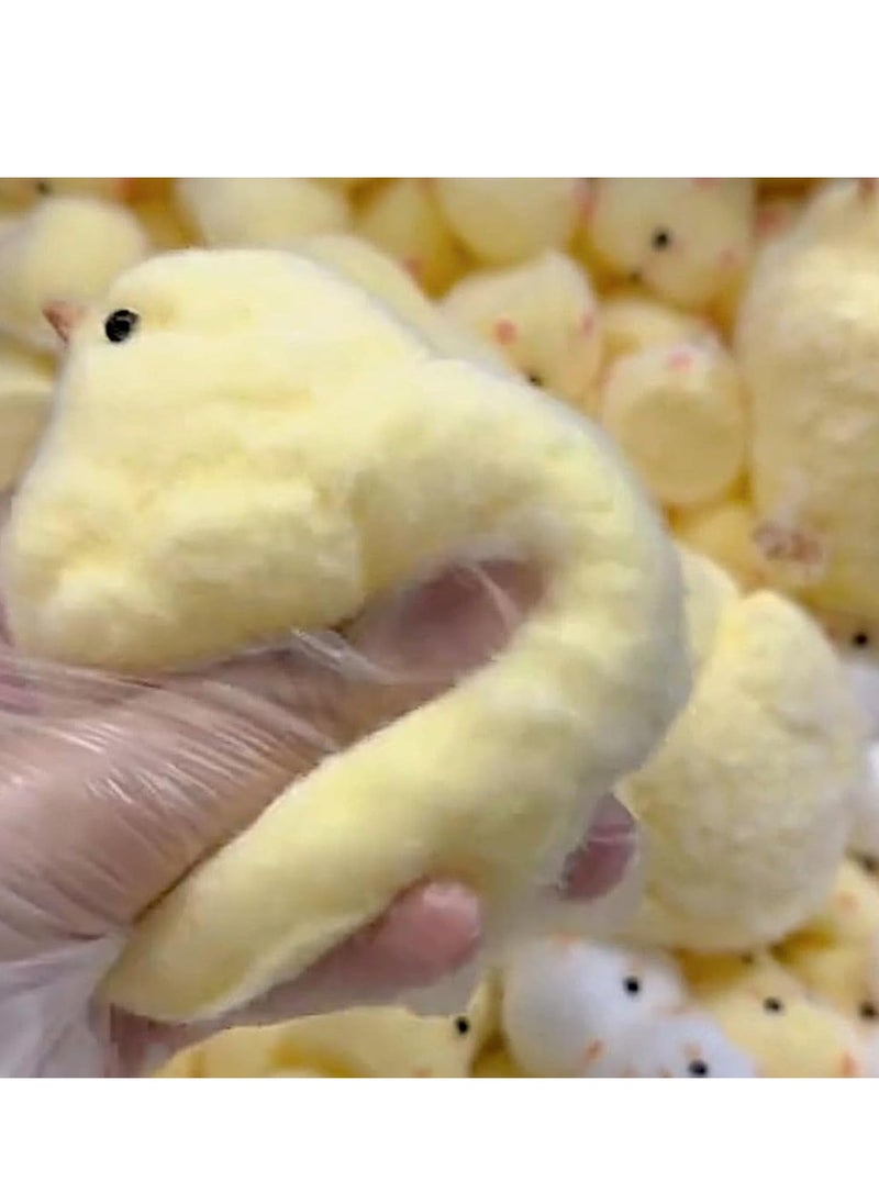 Handmade Silicone Squeeze Toys for Stress Relief, Chick Squishy Toys, Handmade Squishy Chick, Ultra Soft Squishy