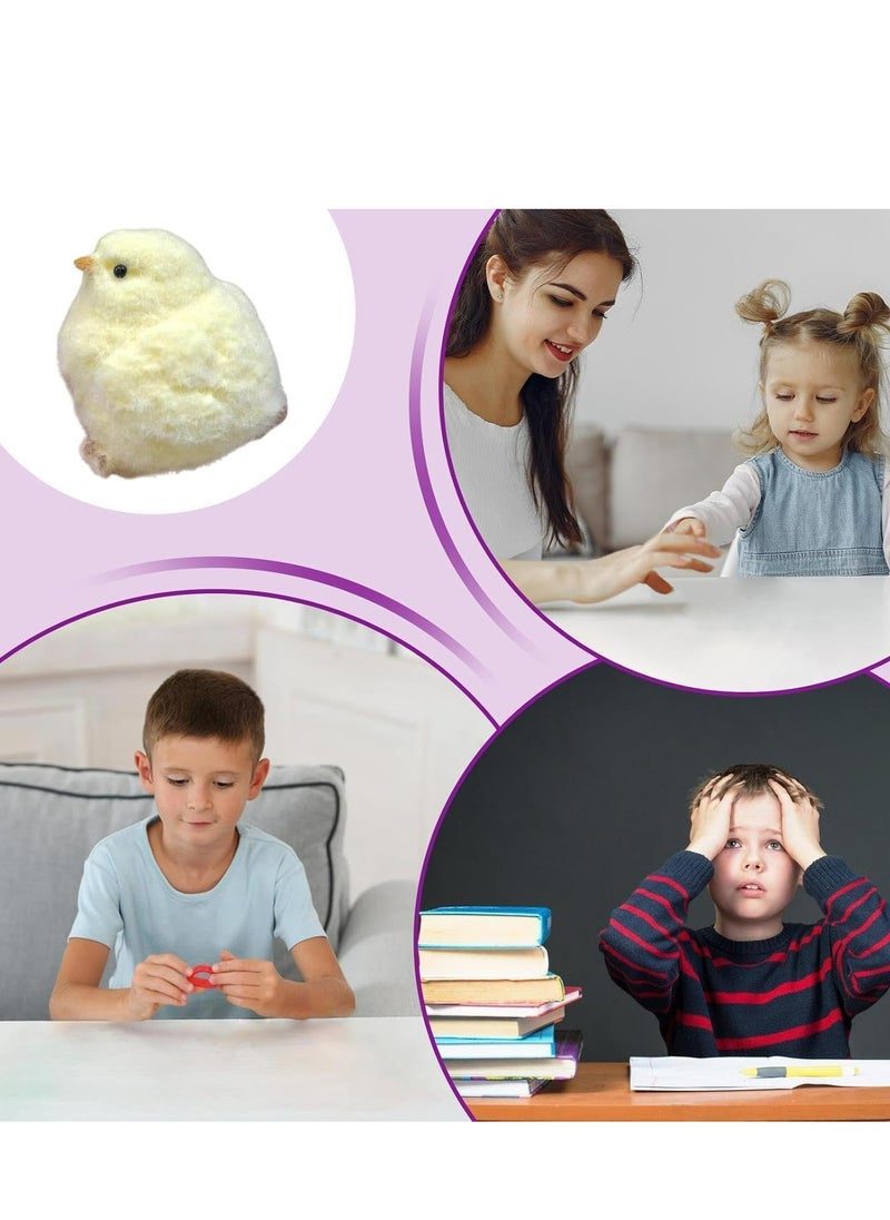 Handmade Silicone Squeeze Toys for Stress Relief, Chick Squishy Toys, Handmade Squishy Chick, Ultra Soft Squishy