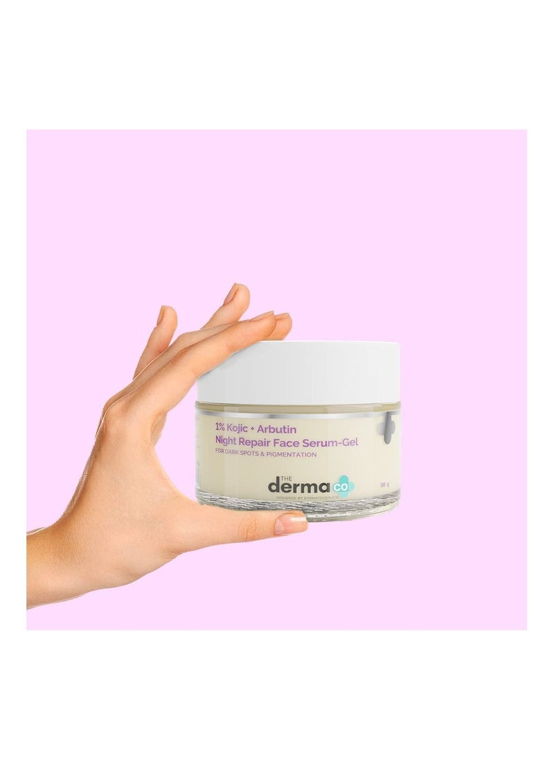 THE derma Co The Derma Co Arbutin Night Repair Face Serum Gel 50g  - Image 2