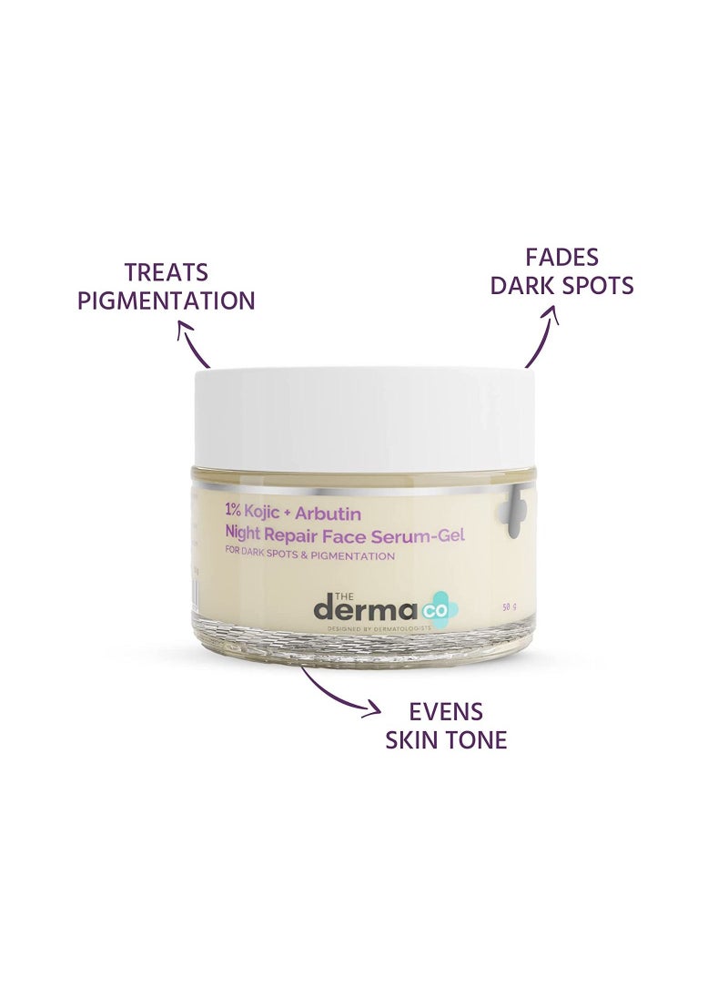 THE derma Co The Derma Co Arbutin Night Repair Face Serum Gel 50g  - Image 3